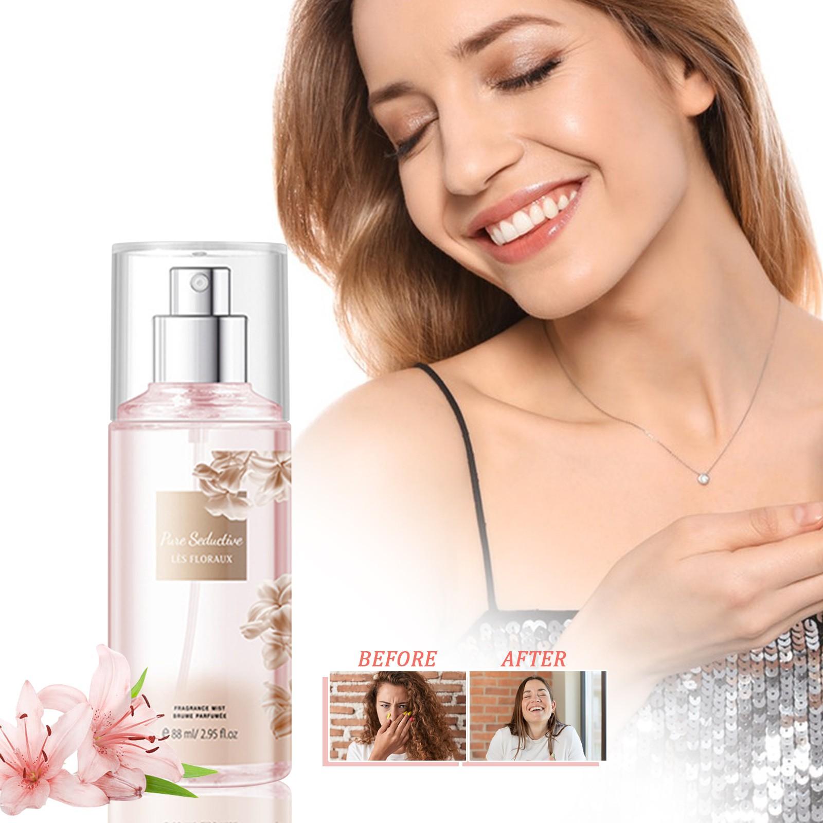 

Спрей для тела, женский спрей для тела, цветочный элегантный парфюм с уникальным шармом, 88 мл One Size