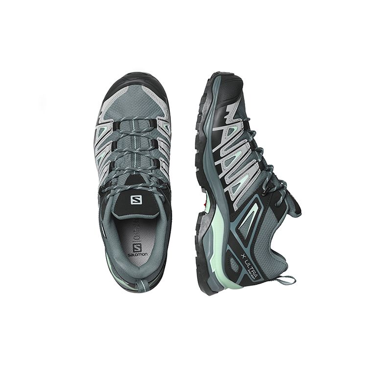 SALOMON X Ultra Pioneer Mesh Stoßdämpfend Rutschfest Langlebig Balance Niedrig geschnitten Outdoor Funktionelle Schuhe Damenschuhe Grün 416709