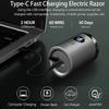 Men's Electric Mini Shaver, Dry and Wet Dual-use Shaver, LED Digital Display Rechargeable Car Shaver, Home Travel Shaver