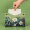Creative Leather Tissue Boxes Oil Painting Tissue Box Home Living Room Car Tissue Box Light Luxury High-end Paper Tissue Box