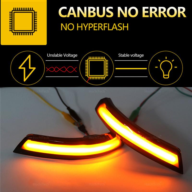 Für Ford Focus Mk3 LED Licht 2 3 Mk2 Mondeo Mk4 Blinker Lampe Fließende Seite Flügel Rückspiegel blinker