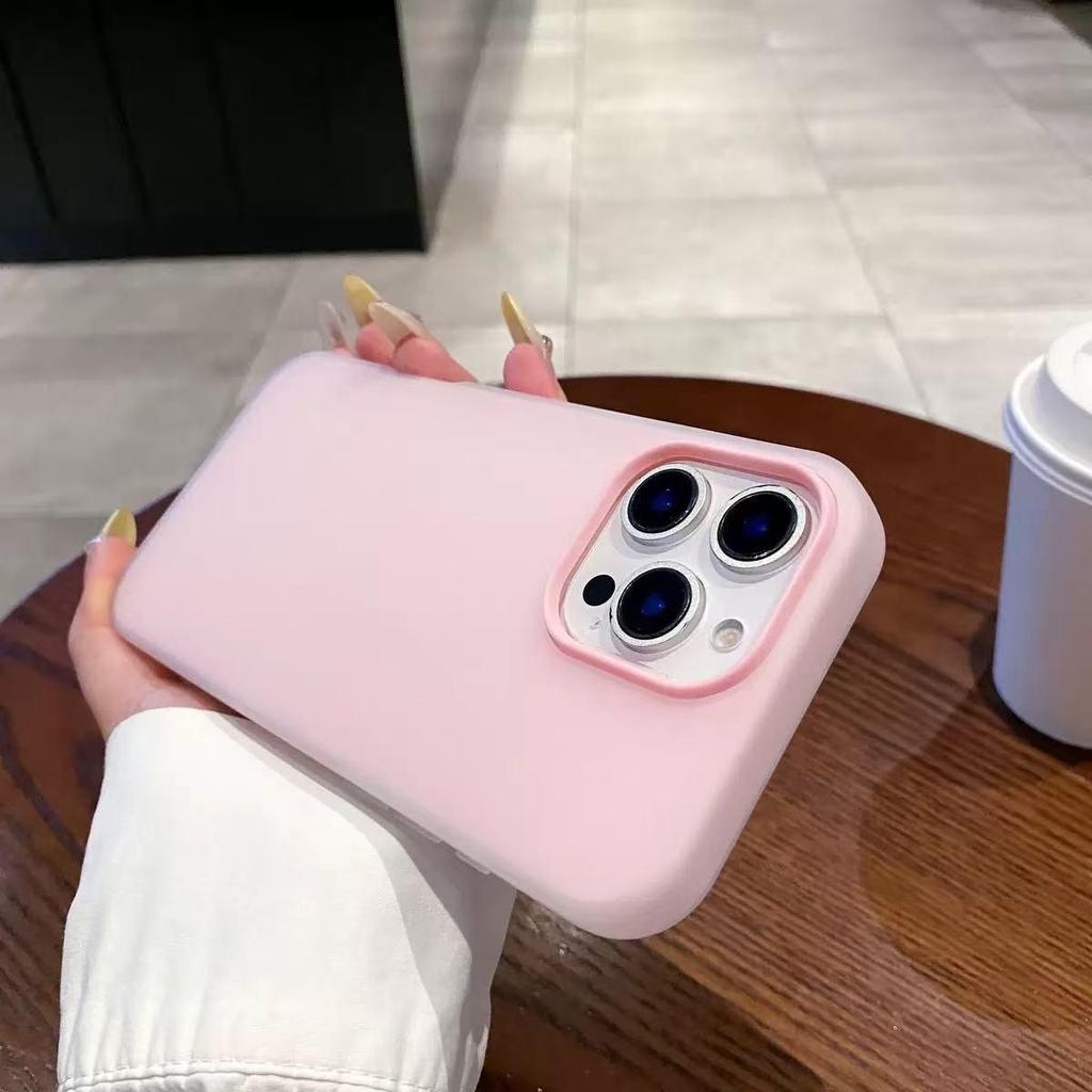 2-in-1 Jelly Liquid Silicone Frosted Anti-Drop Case for iPhone 17/16