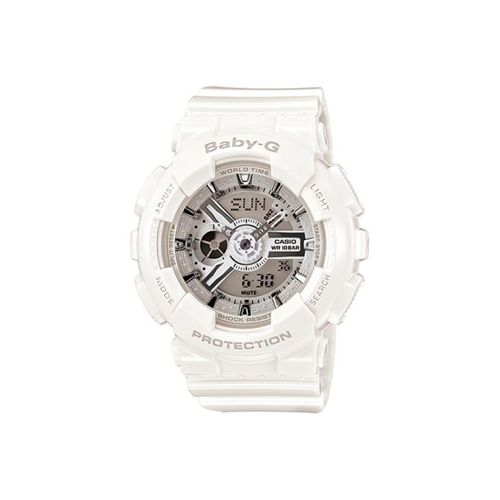 CASIO Women s BABY-G White Watch BA-110-7A3 BA-110-7A3 White Strap