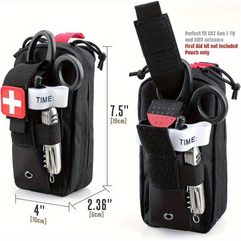 1PC Tactical MOLLE medical kit, tear-away EMT first aid kit, IFAK trauma kit, daily carry survival kit, military fan tactical storage bag, hanging bag
