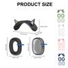 Protective Silicone Case For Headphones, Soft Ear Pad Cover With Headband Sleeve, Scratch Resistant Case