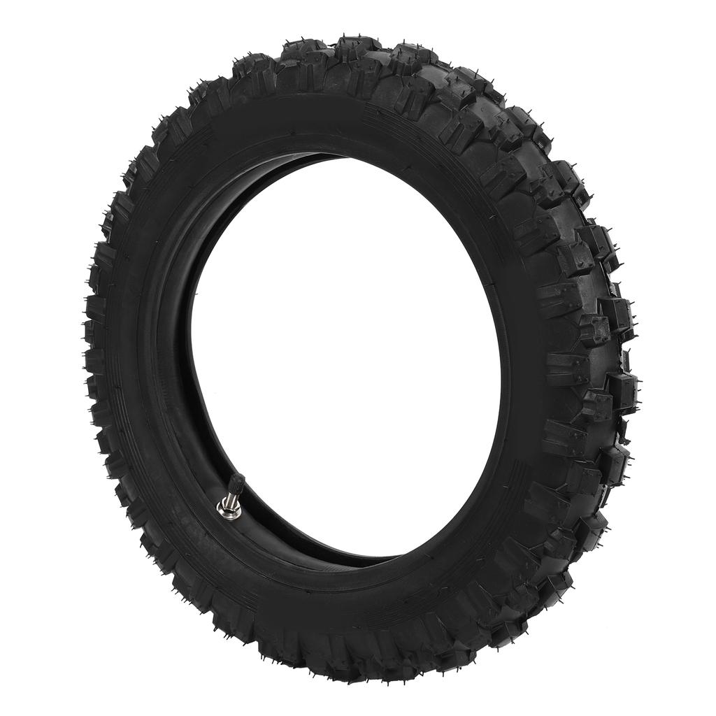 Juego de Neumático y Cámara de Aire Todoterreno 2.5 10 pulgadas Neumático de Goma y Cámara de Aire de Repuesto para Llanta de 10 Pulgadas Moto de Cross