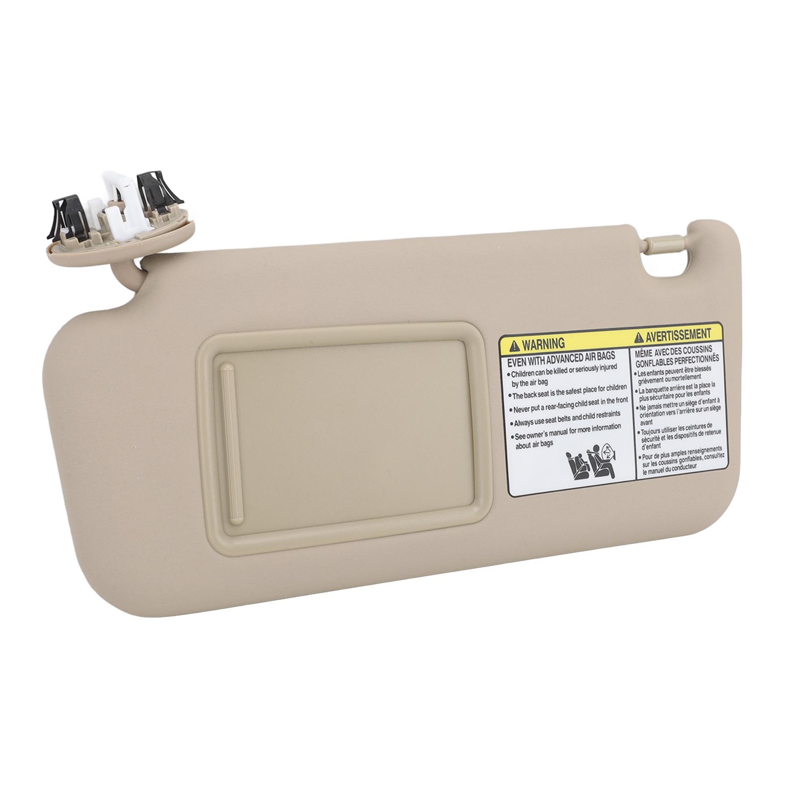 

Автомобильный солнцезащитный козырек серый антибликовый легкий прочный боковой солнцезащитный козырек с зеркалом для макияжа замена для RAV4