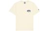 Drop Shoulder Sleeve T Shirt Men's Beige Yellow AMT42331-CAU
