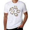 Impudent Cats Relax Tshirt Cotton T Shirt Unisex T Shirts For Unisex Slim Fit Tshirt