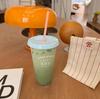 Large Capacity Summer Straw Cup for Girls - Perfect for Home, Travel, Milk Tea, Coffee, and Cold Drinks.