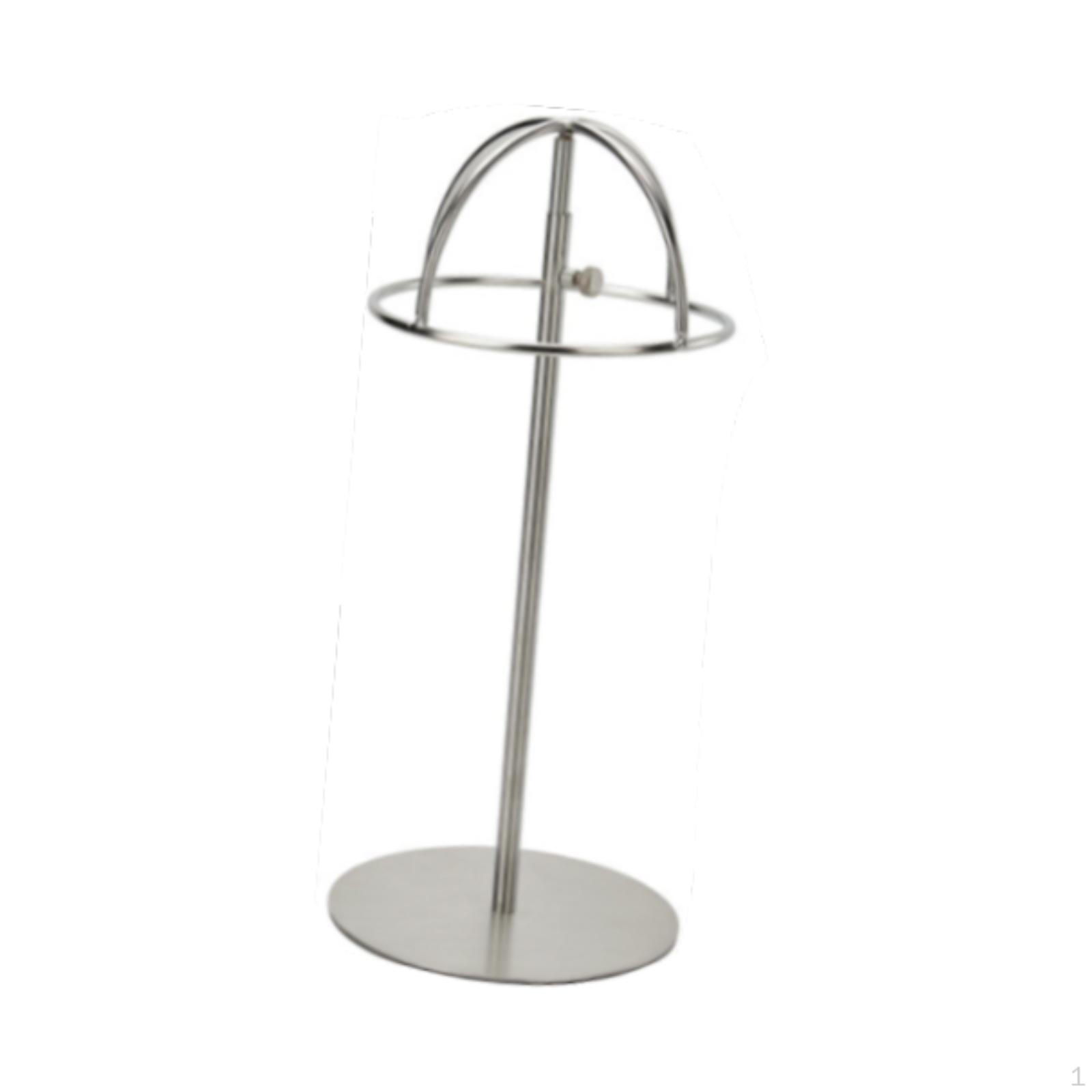 

Настольная стойка для шляп, держатель для шиньонов для спальни, магазин париков, магазин одежды серебряный