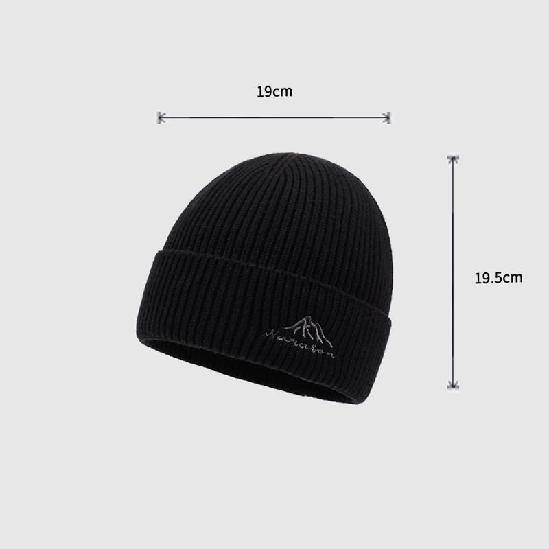 Outdoor Sports Knitted Hat Wool Hat Autumn Winter Warm Sleeve Cap