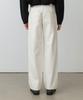 MINAV Parachute Wide Denim Pants [Cream]