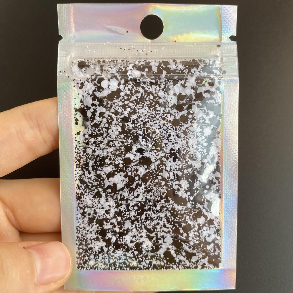 Bulk Metallic Polyester Glitter Loose Chunky Glitter Mix