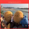 Polyester Cartoon Potato Plush Crossbody Bag For Casual Daily Use
