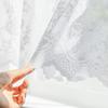 Double Row Lace Curtain Through Rod Lace Short Curtain Finished Curtain Bay Window Kitchen Partition Curtain Window Screen