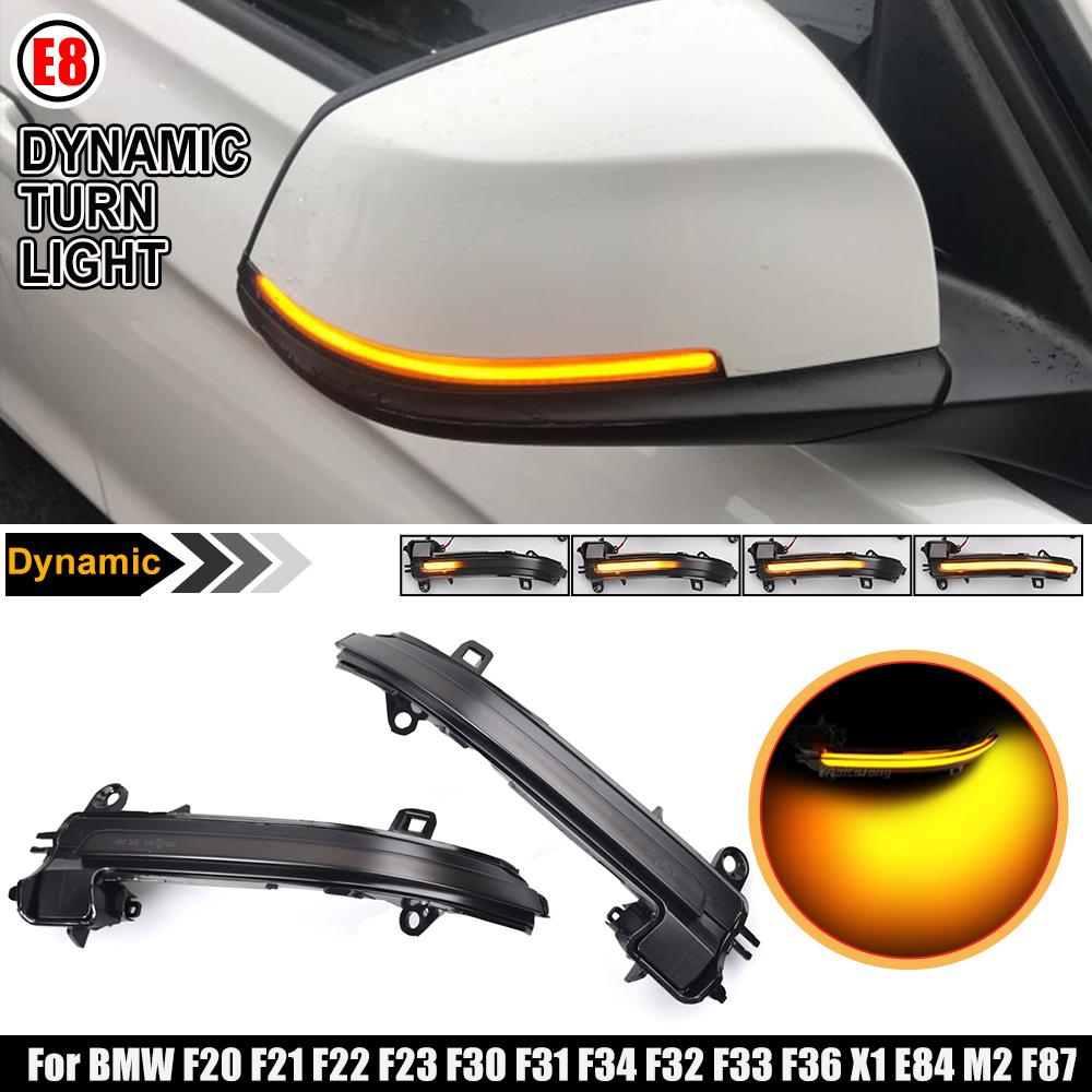 LED Dynamic Turn Signal Side Mirror Sequential Light Lamp For BMW 1 2 3 4 Series F20 F21 F22 F23 F30 F31 F32 F33 F34 X1 E84 i3