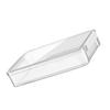 Transparent ID Storage Box Multi Functional Clear ID Storage Organization Box with Latching Lid for