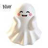 Thanksgiving Gift for Friends Halloween Cute Ghost Figurine, Mini Cartoon Statue, Little Spooky Kawaii Fall Home Decoration Desktop Ornament