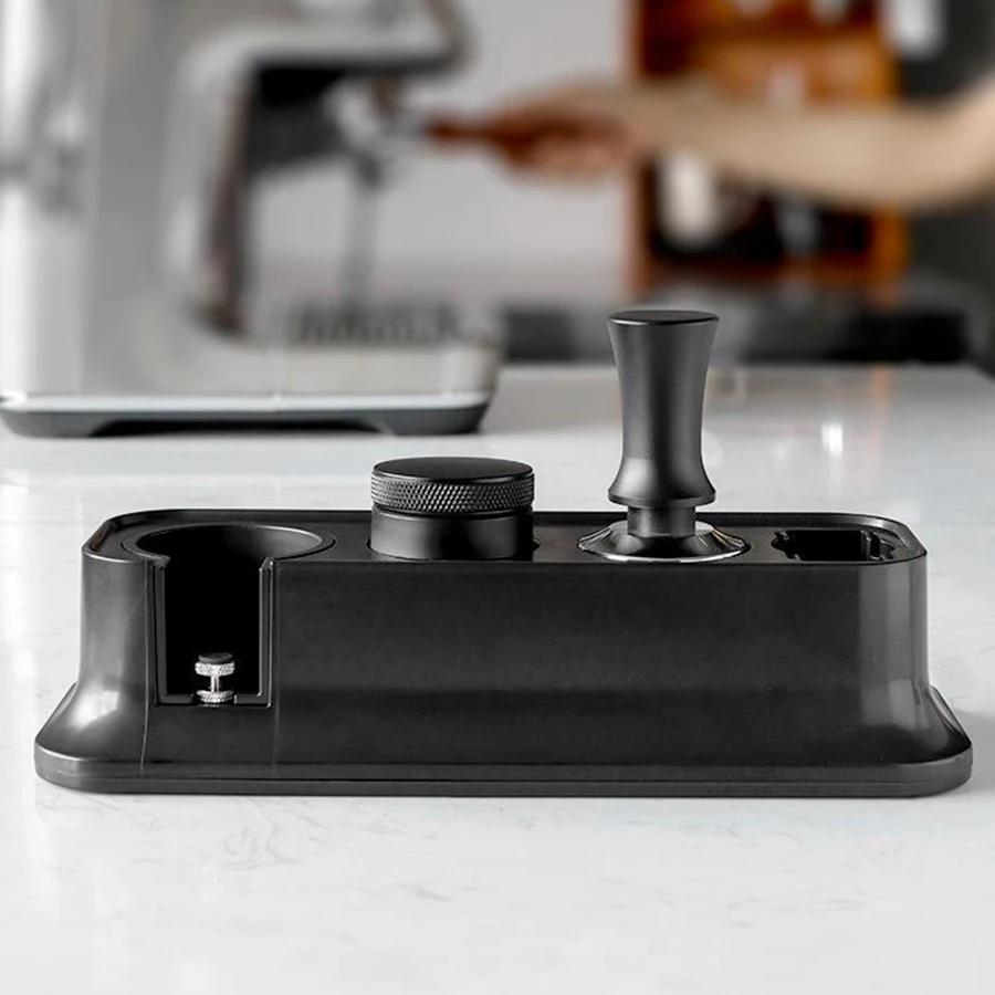 51-58mm Coffee Tamper Station Stand Silicone Holder Coffee Portafiler Distributor & Puck Screen Storage Stand Barista Tools