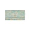 ANNA SUI Rose Heart Flap Long Wallet Wallet with Bill Compartment and Card Large Mint [New Color] Women's Slots, Capacity, (316910)