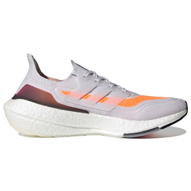 Adidas UltraBoost 21 Grey Screaming Orange Men Sneakers Dash-Grey FY0375
