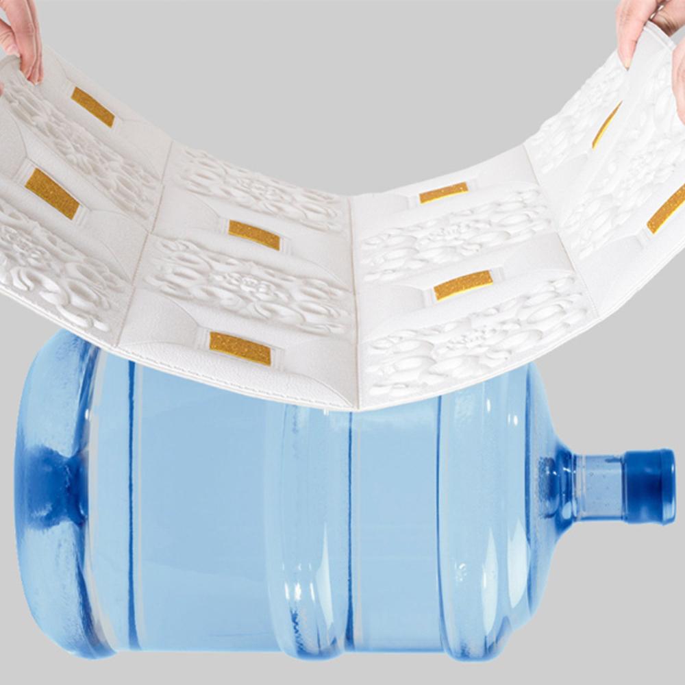 1-10 Stück 70cmx1m 3D Decke Hohe Qualität Wandaufkleber Selbstklebende Schaumpaneel Tapete Schlafzimmer Heimdekoration Wasserdicht