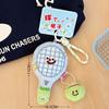 Niedliche Plüsch-Tennisschläger-Figur Anhänger, Tasche, Schlüsselanhänger Anhänger, bester Freund Anhänger für Paare