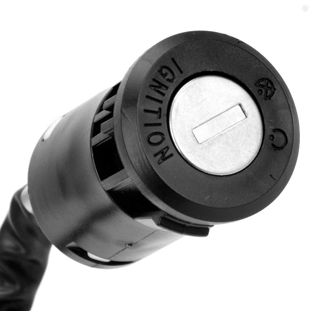 HIAORS 4 Wire Pin Ignition Key Switch Set For Tao Tao Coolster Baja Hawk Sunl Apollo Z20 DB-007 Coleman Roketa 50Cc 70Cc 90Cc 110Cc 125Cc 150Cc