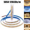 5M 12V Waterproof LED Strip Light SMD5050 2835 Flexible Tape 60-480 LEDs/M Warm White Home Decor