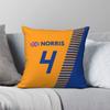 F1 2020 #4 Norris Square Pillowcase Polyester Linen Velvet Pattern Zip Decor Pillow Case Home Cushion Case