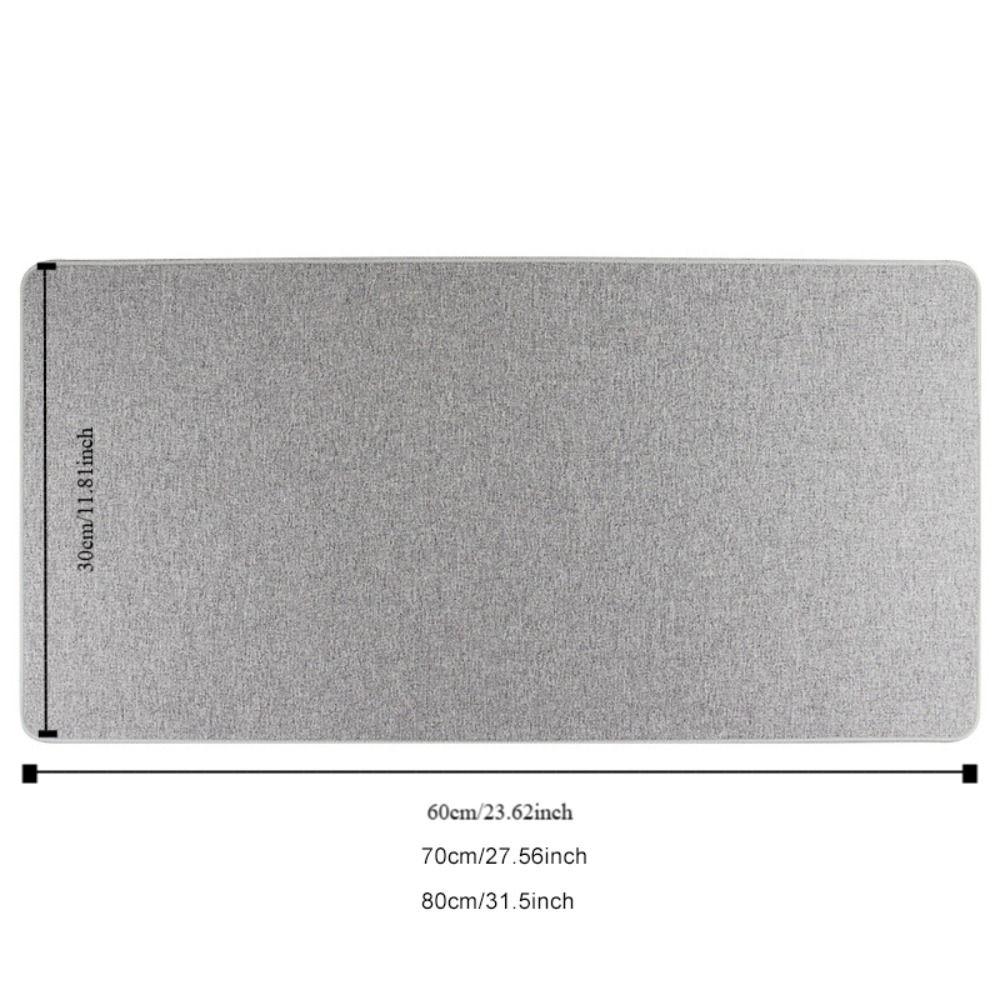 Modern Linen Mouse Pad Rubber Non-slip Computer Laptop Mousepad Large Waterproof Keyboard Mice Mat Home Office