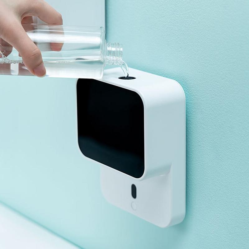 New LED screen automatic induction washing machine with touch screen washing machine infrared sensor soap dispenser for bathroom wall | Liquid soap di