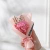 Mini Artificial Soap Flower Bouquet Faux Carnation/Sunflower Baby Breath Flower Arrangement Valentine's Day Gifts for Women Best Friend Girlfriend