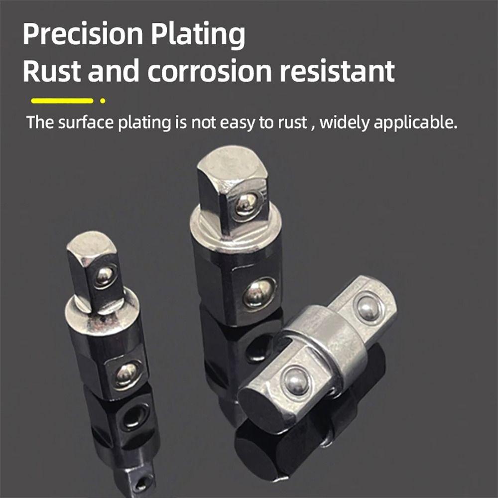 4 Stück/Satz 1/4 3/8 1/2 Knarrenschlüssel Stecknussadapter Doppel Vierkantkopf Reparatur Handwerkzeug