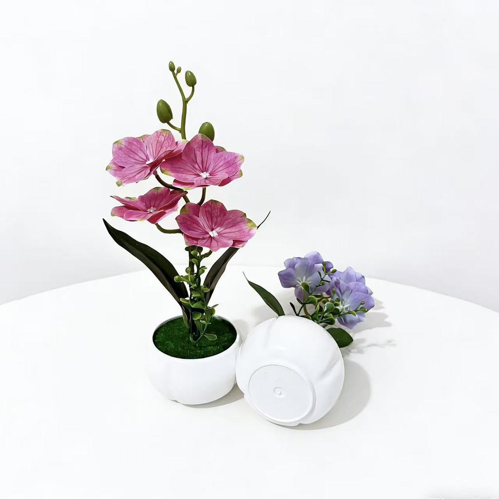 Konstgjord Magnolia i Kruka för Hem- och Kontorsdekor