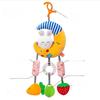 Giocattolo Morbido da Dentizione in Peluche con Sonaglio Morbido per Seggiolino Auto e Comfort del Sonno