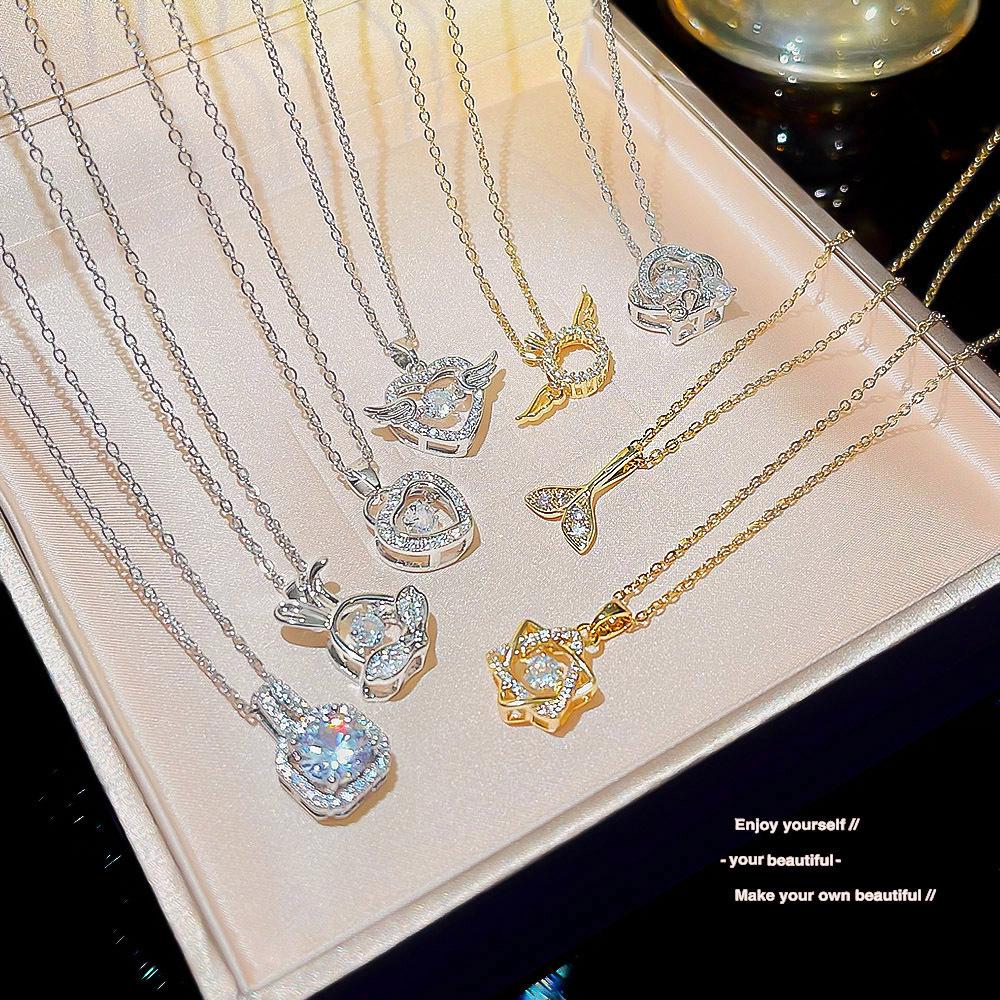 Koreanische Perle Titanstahl Vielseitiger Choker - Luxus Damen Halskette