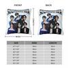 Seonghwa 90s Ateez Kpop Band Pillowcase Printed Polyester Cushion Cover Decoration Pillow Case Cover Home Square 45*45cm