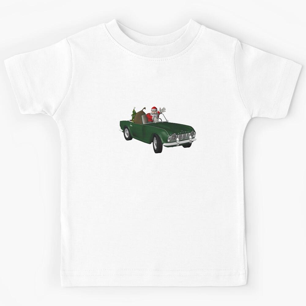Santa Loves His Triumph TR4 Kids T-Shirt 120