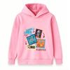 Kids Dinosaur Fossil Stampa Print Hoodie Boys Girls Casual Jurassic Wild Free Dino Roar Pullover Sweatshirt for Children