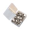 100Pcs Heart Shape Metal Push Pins Cork Notice Board Pin Decorative Thumb Tacks for Display Document Picture Note Memo