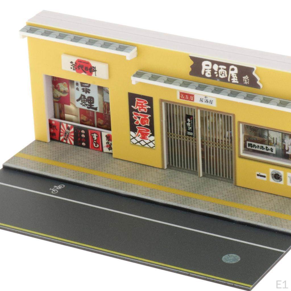 1/64 Landscape Diorama Parking Lot Model for Car Display Miniature Japanese