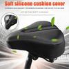 Gel Bike Seat Cover Exercise Bike Seat Cushion Cover Pad Extra Soft Gel Bicycle Seat Bike Saddle Cushion New