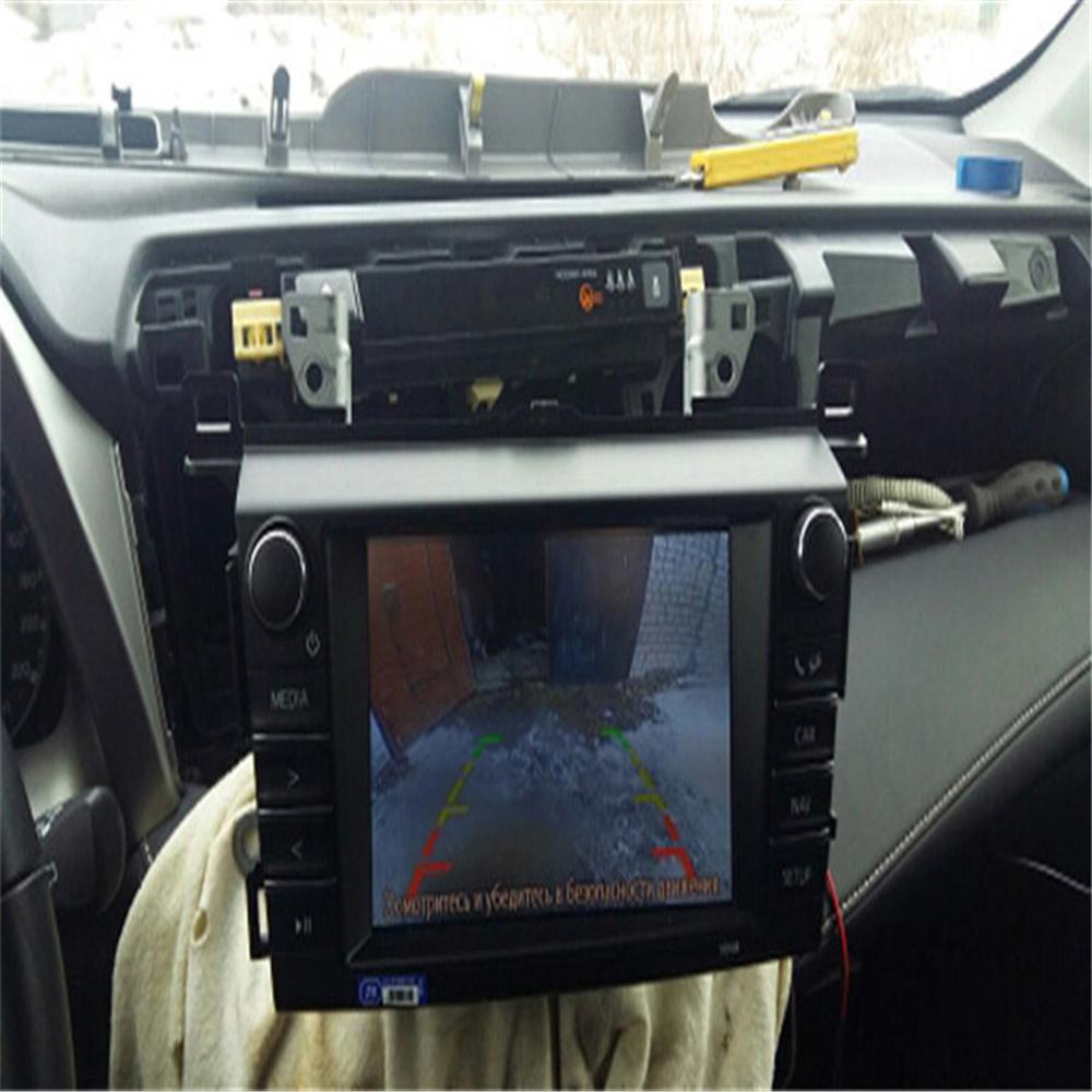 170° HD bil framifrån Backup Parkeringshjälp Backkamerasats Silver