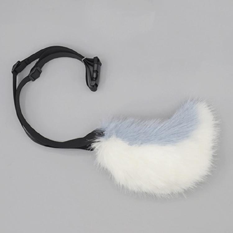Kaninchenschwanz Verstellbarer Gürtel für Cosplay Halloween Party Kostüm Anime Kostüm Zubehör Tier Schwanz Weicher Tier Schwanz