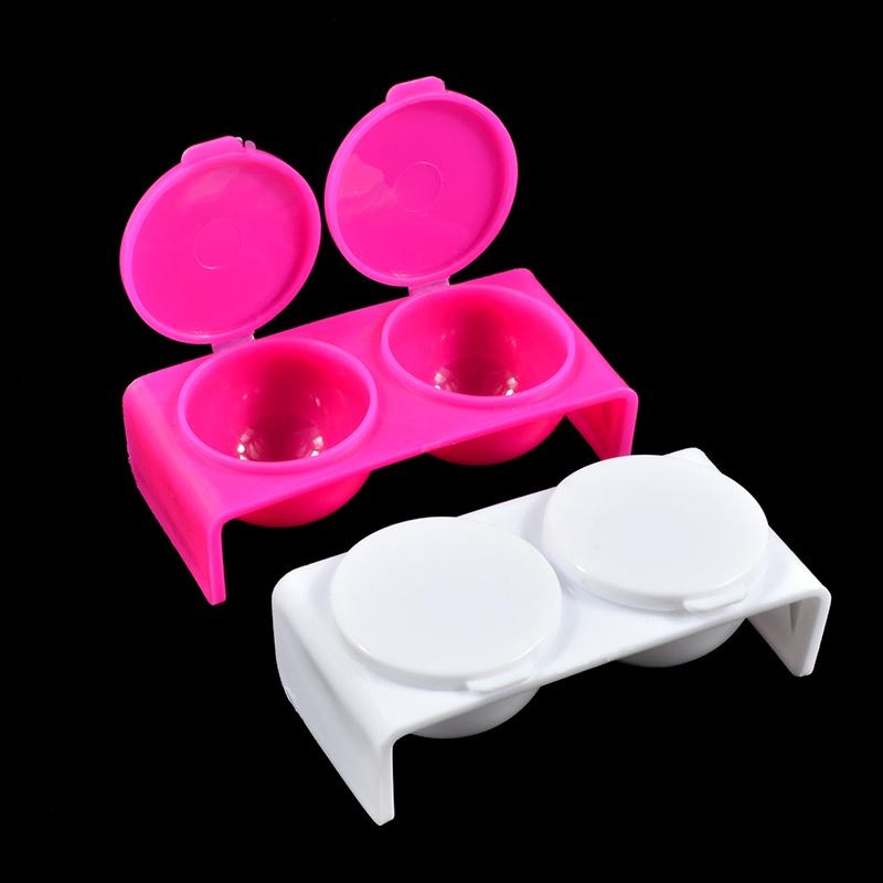 Stylos en plastique à Double trou, stylo de lavage de tasse, outils pour Nail Art, fournitures d'ongles à la mode pour professionnels