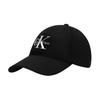 Calvin Klein Embroidered logo pure cotton casual sports cotton peaked cap Unisex couple style space Black F - No box