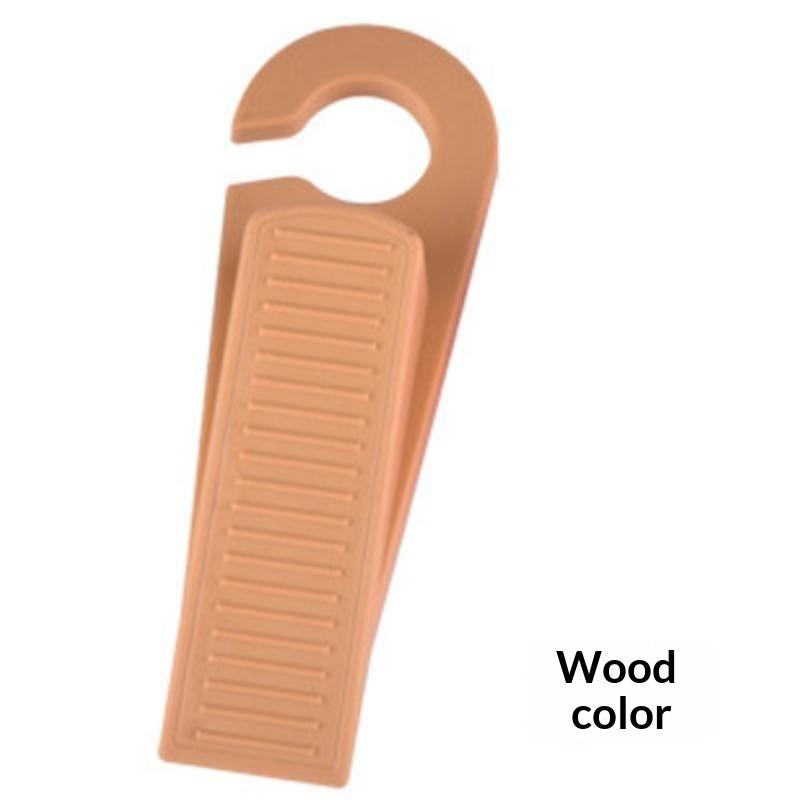 Punch Free Door Stopper Easy Remove Hangable Windproof Non-Slip Door Holder for Rental Home Bedroom