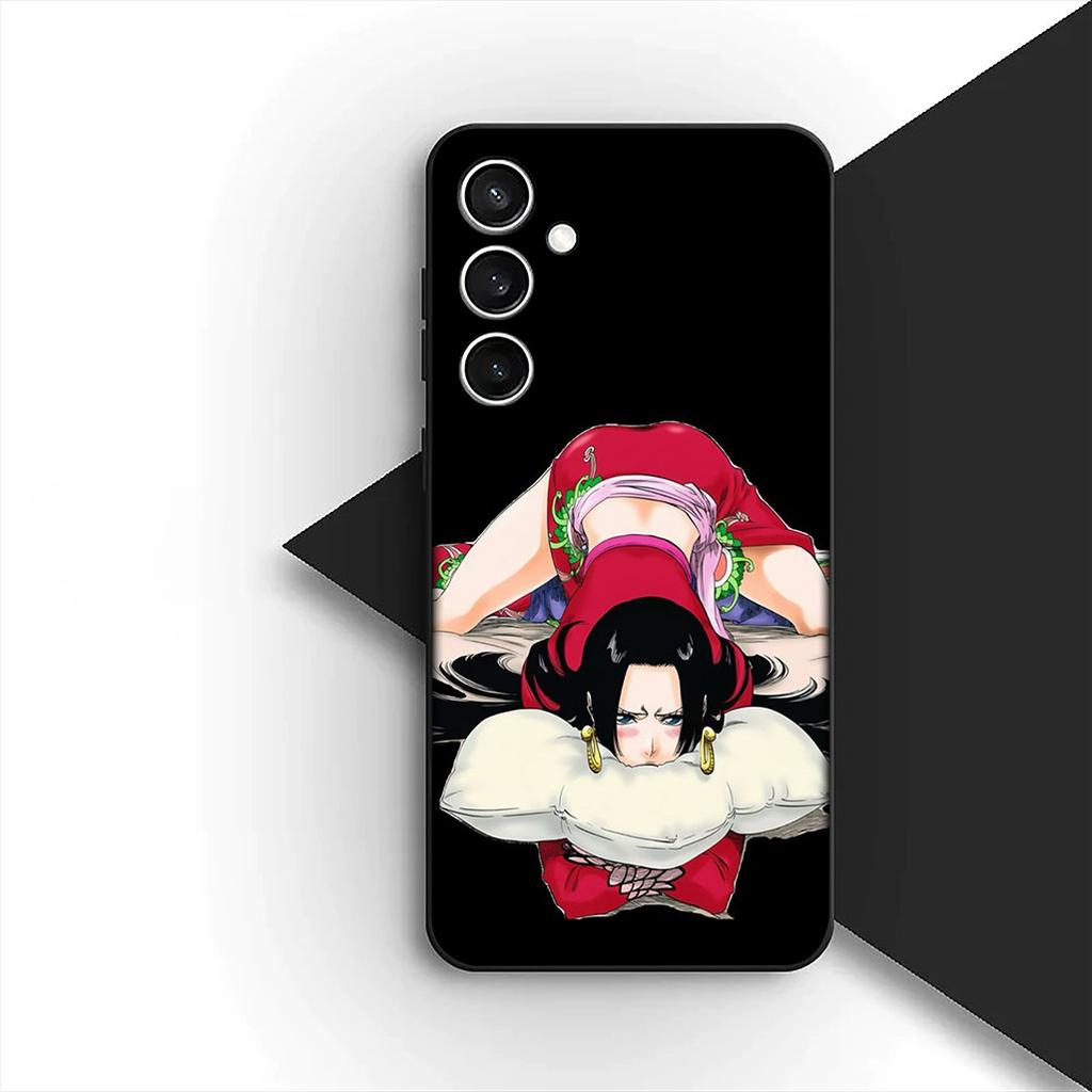 Cover for Samsung Galaxy S10 S8 S9 Plus A33 A34 A31 70 A71 A72 Note 20 9 8 S10E Casing Phone Case Boa Hancock One Luffy Pieces
